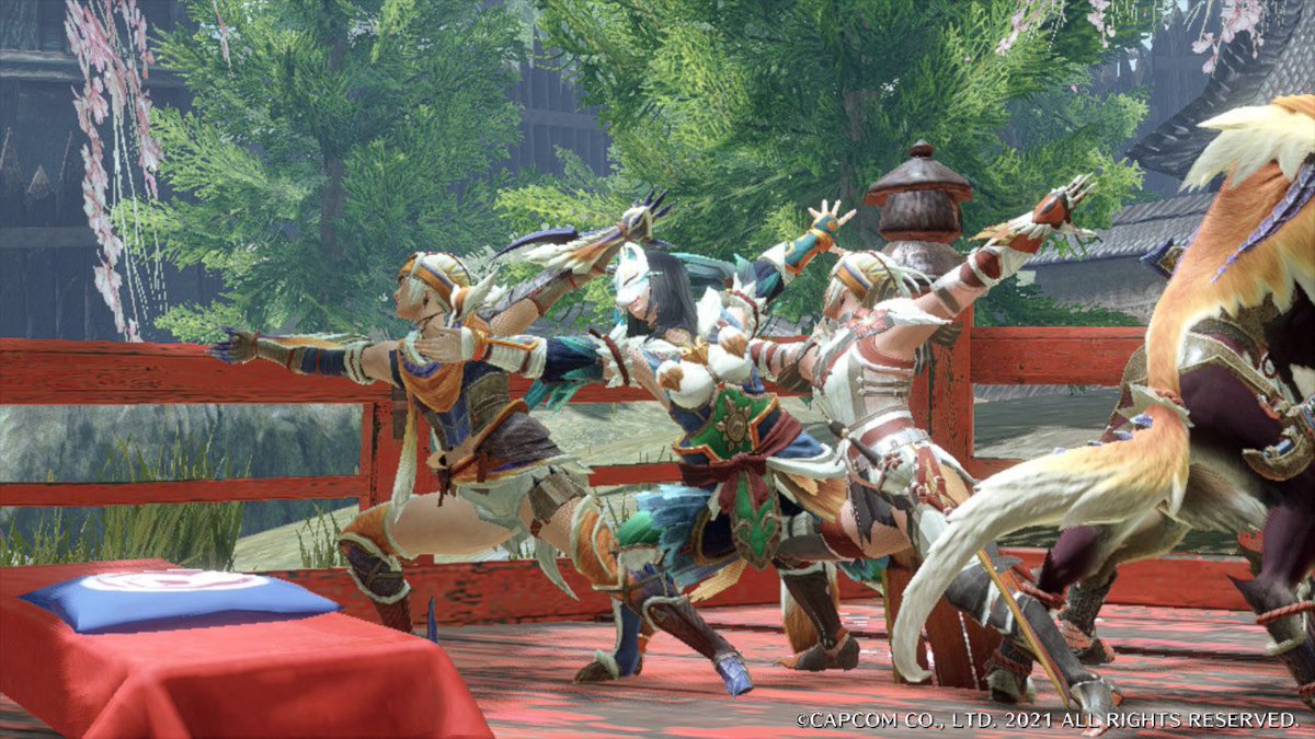 5億年ぶりにライズ起動。操作綺麗さっぱり忘れてた！！
まめが持ってた犬のスキンがやばすぎて腹筋逝った。あとギルドカードの写真がショコラんとごじたんと優雅なポーズしてる写真だったので懐かしさで死んだ