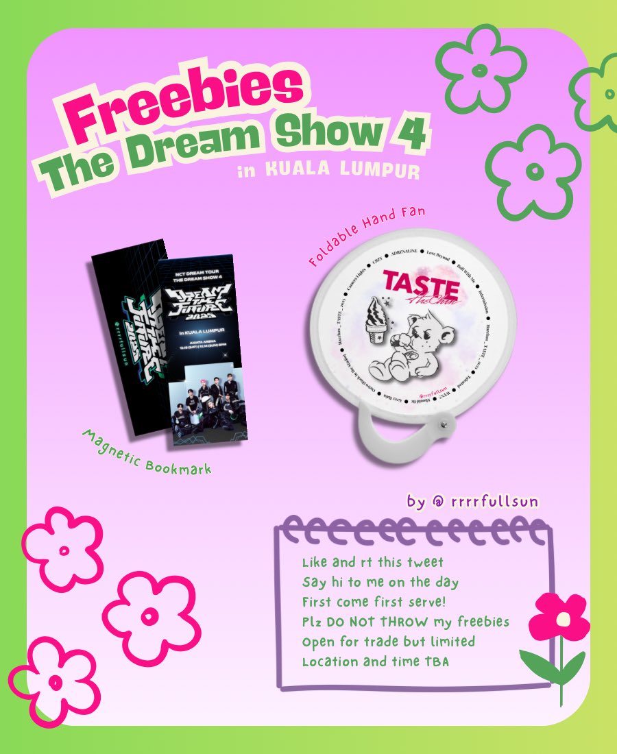 ☀️🌻 (@rrrrfullsun) on Twitter photo The Dream Show 4 in Kuala Lumpur 🌸🌱
Freebies by <a href="/RRRRfullsun/">Haechan is my #TASTE ☀️🌻</a>
🌱 13th and 14th Dec 2025
🌱 Axiata Arena
🌸 Like and rt this tweet
🌸 7DREAM and Haechan lover💖
#THEDREAMSHOW4inKL #TDS4inMY #TDS4inKL The Dream Show 4 in Kuala Lumpur 🌸🌱
Freebies by <a href="/RRRRfullsun/">Haechan is my #TASTE ☀️🌻</a>
🌱 13th and 14th Dec 2025
🌱 Axiata Arena
🌸 Like and rt this tweet
🌸 7DREAM and Haechan lover💖
#THEDREAMSHOW4inKL #TDS4inMY #TDS4inKL