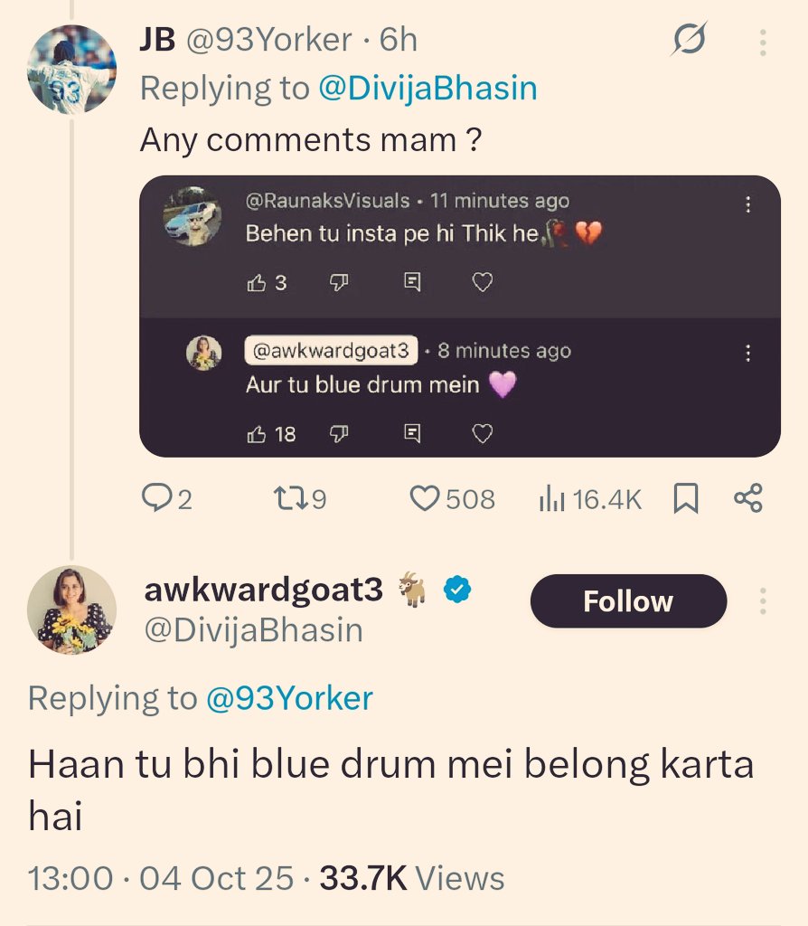 DeepikaBhardwaj's tweet image. Every feminist is a closet man hater

Murder is a joke for her. Yahi koi aadmi bol de to 50 reels banayegi patriarchy pe