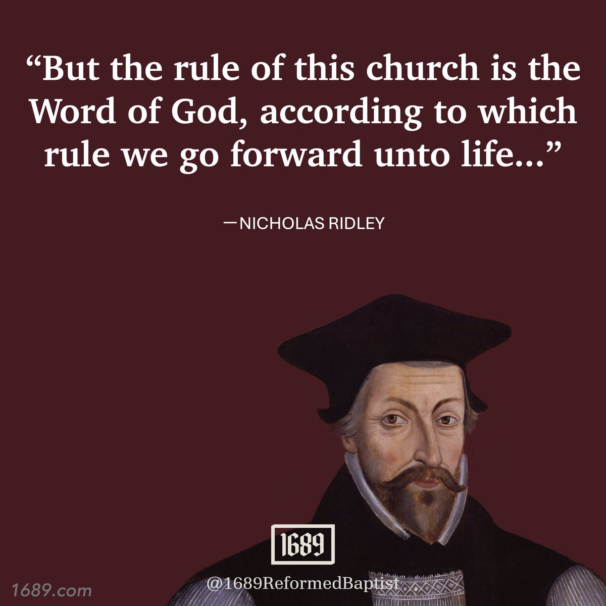 1689_baptist's tweet image. —Nicholas Ridley (1500-1555)

#Reformation #Protestant #Christian #Christianity #Church #God #Jesus #ChurchofEngland #ReformedTheology #NicholasRidley