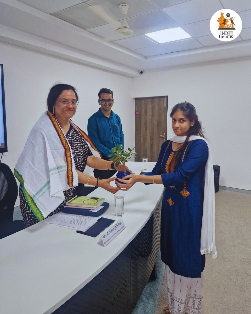 INDGeniusOrg's tweet photo. INDGenius Bengaluru hosted seminar on “Empowering Every Student: Constitutional Protection for Students with Special Needs” 

Ms. B Sukanya Baliga shared insights on rights, laws &amp; inclusion, joined by Shri Dhanush Gowda &amp; Shri Atuldat N Maanay. https://t.co/DP2BqOVGA1