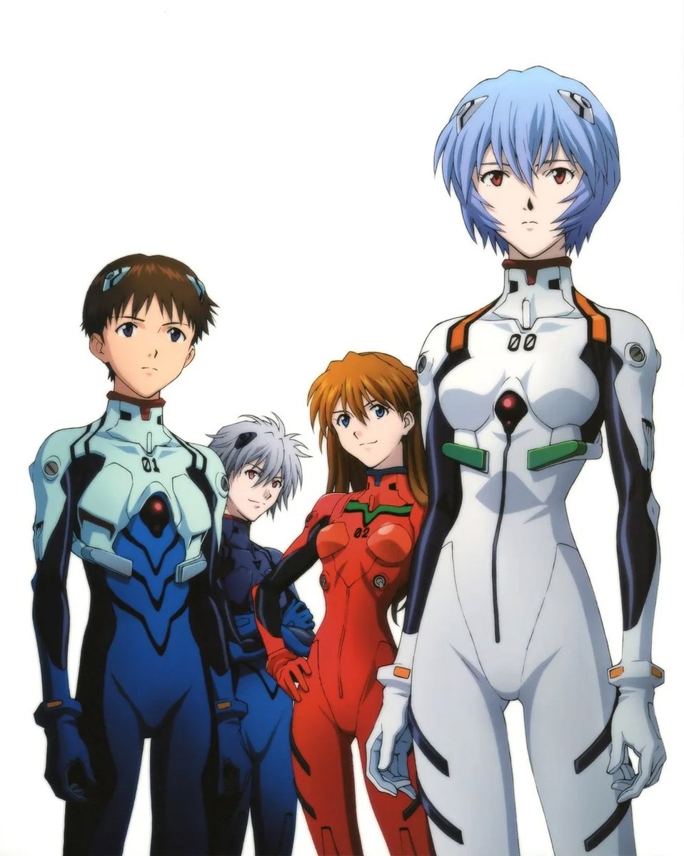 Happy 30th anniversary to Evangelion (first aired on October 4, 1995).