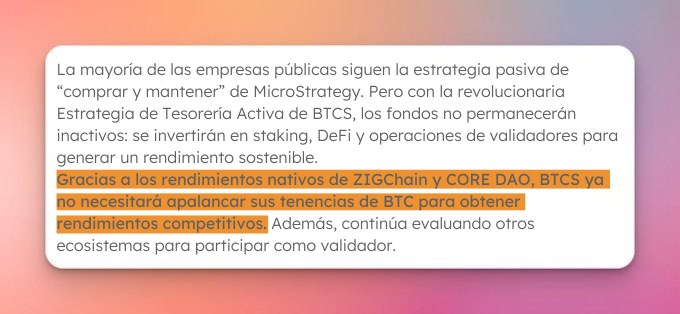coredao_africa's tweet photo. .@BTCS_SA acaba de establecer el modelo a seguir para todas las empresas públicas que poseen activos digitales.
El futuro es un modelo de “Tesorería Activa”, impulsado por un rendimiento real y en cadena gracias a Core. 🔶
#ActiveTreasury #BitcoinYield #CoreDAO https://t.co/ARhzqtSAMx