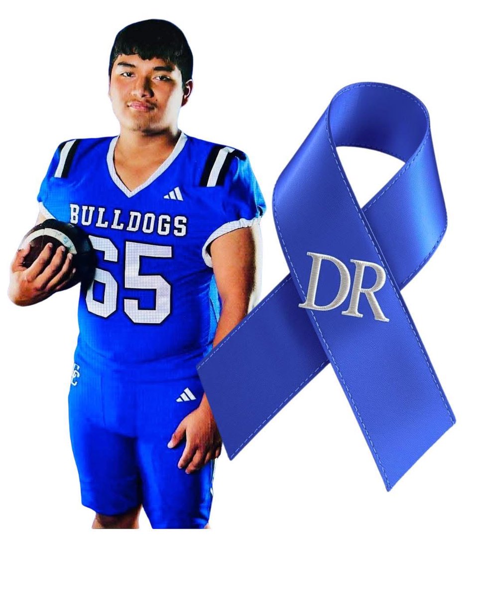 Woke up this morning to find out a kid from my hometown passed away after collapsing on the sideline of a football game last week. Praying for this kids family and my hometown. #bulldogfamily 

Forever #65. Rest easy Danny!!!