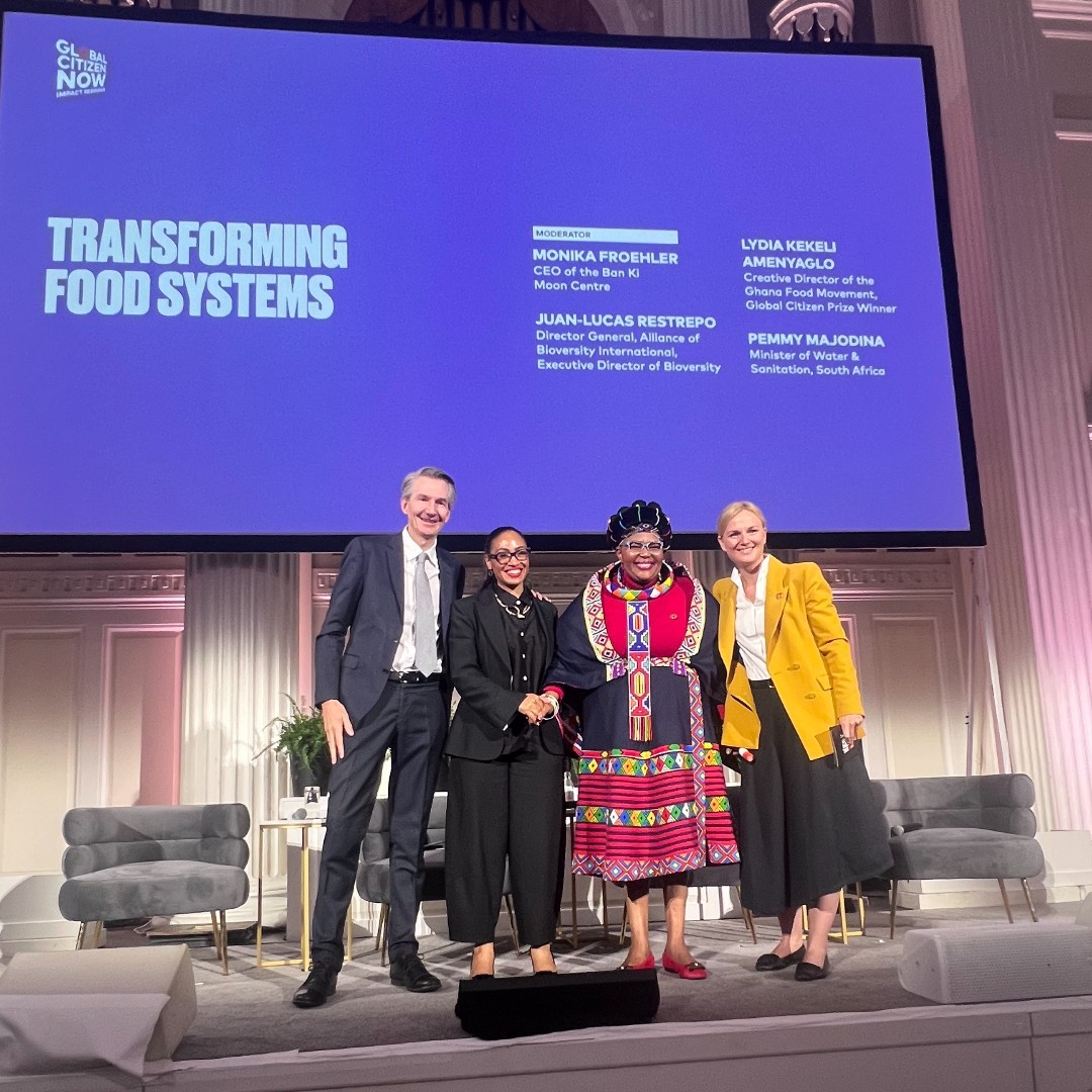 bankimoon_org's tweet photo. The #BKMC was honored to be in New York for #UNGA80 and Climate Action Week alongside our Co-chair Ban Ki-moon. Look at some of our highlights including Co-chair Ban Ki-moon meeting Amina Mohammed, Deputy Secretrary General and the @GlblCtzn NOW Impact Sessions. https://t.co/2lPqUdPNp2