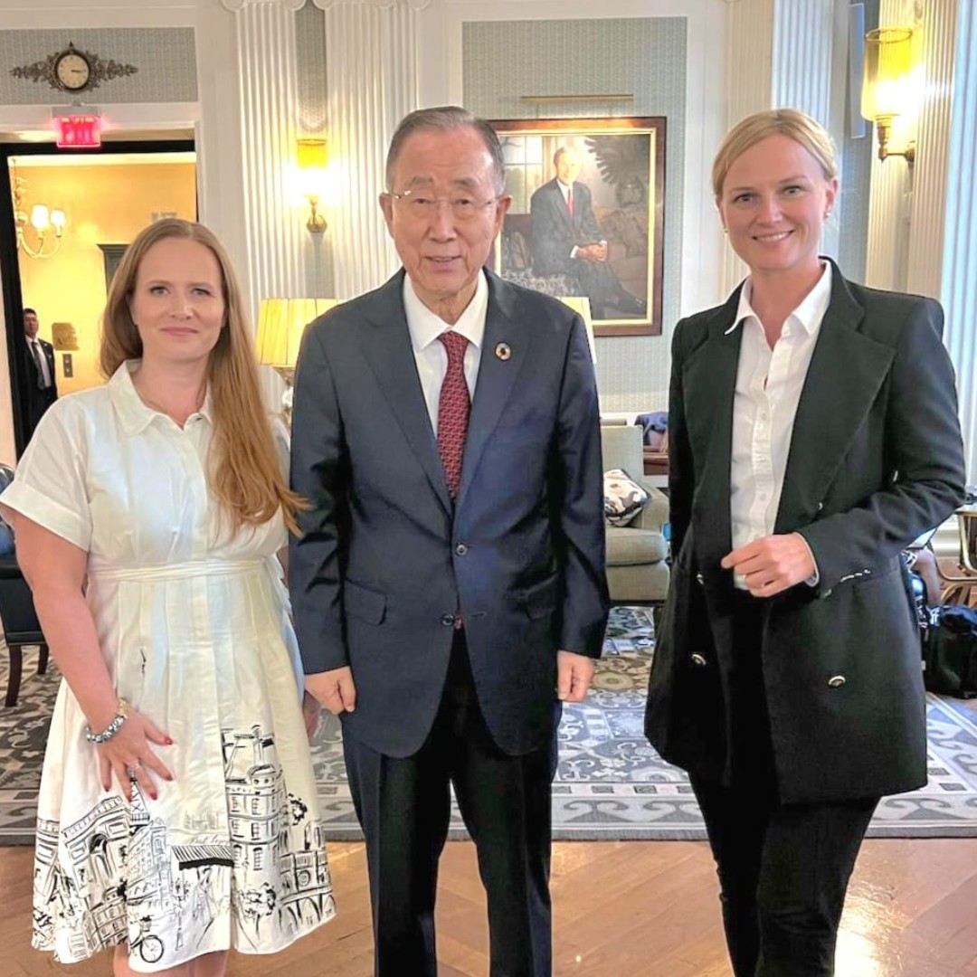 bankimoon_org's tweet photo. The #BKMC was honored to be in New York for #UNGA80 and Climate Action Week alongside our Co-chair Ban Ki-moon. Look at some of our highlights including Co-chair Ban Ki-moon meeting Amina Mohammed, Deputy Secretrary General and the @GlblCtzn NOW Impact Sessions. https://t.co/2lPqUdPNp2
