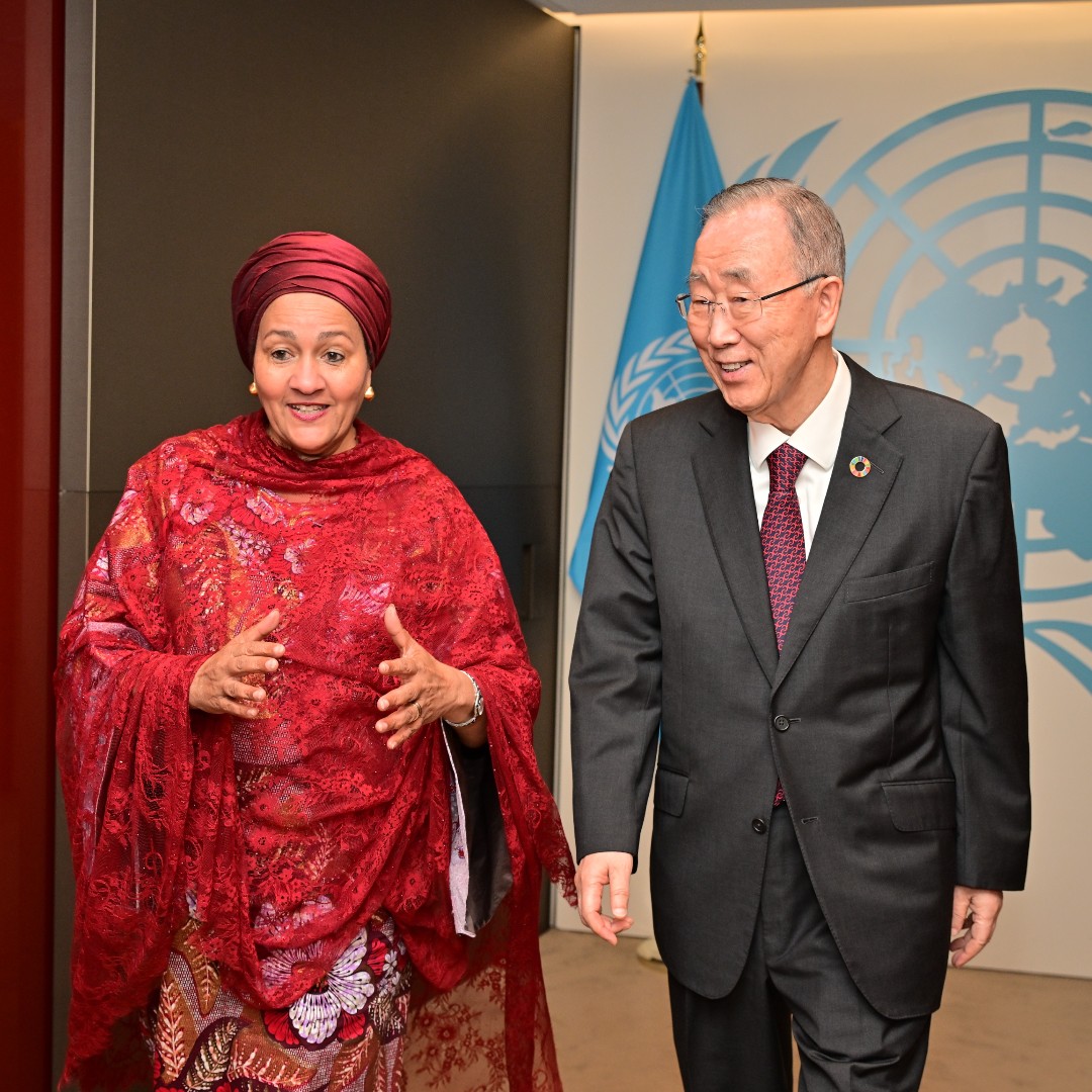 bankimoon_org's tweet photo. The #BKMC was honored to be in New York for #UNGA80 and Climate Action Week alongside our Co-chair Ban Ki-moon. Look at some of our highlights including Co-chair Ban Ki-moon meeting Amina Mohammed, Deputy Secretrary General and the @GlblCtzn NOW Impact Sessions. https://t.co/2lPqUdPNp2
