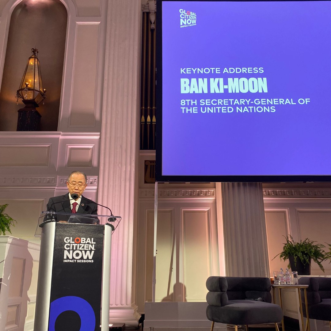 bankimoon_org's tweet photo. The #BKMC was honored to be in New York for #UNGA80 and Climate Action Week alongside our Co-chair Ban Ki-moon. Look at some of our highlights including Co-chair Ban Ki-moon meeting Amina Mohammed, Deputy Secretrary General and the @GlblCtzn NOW Impact Sessions. https://t.co/2lPqUdPNp2