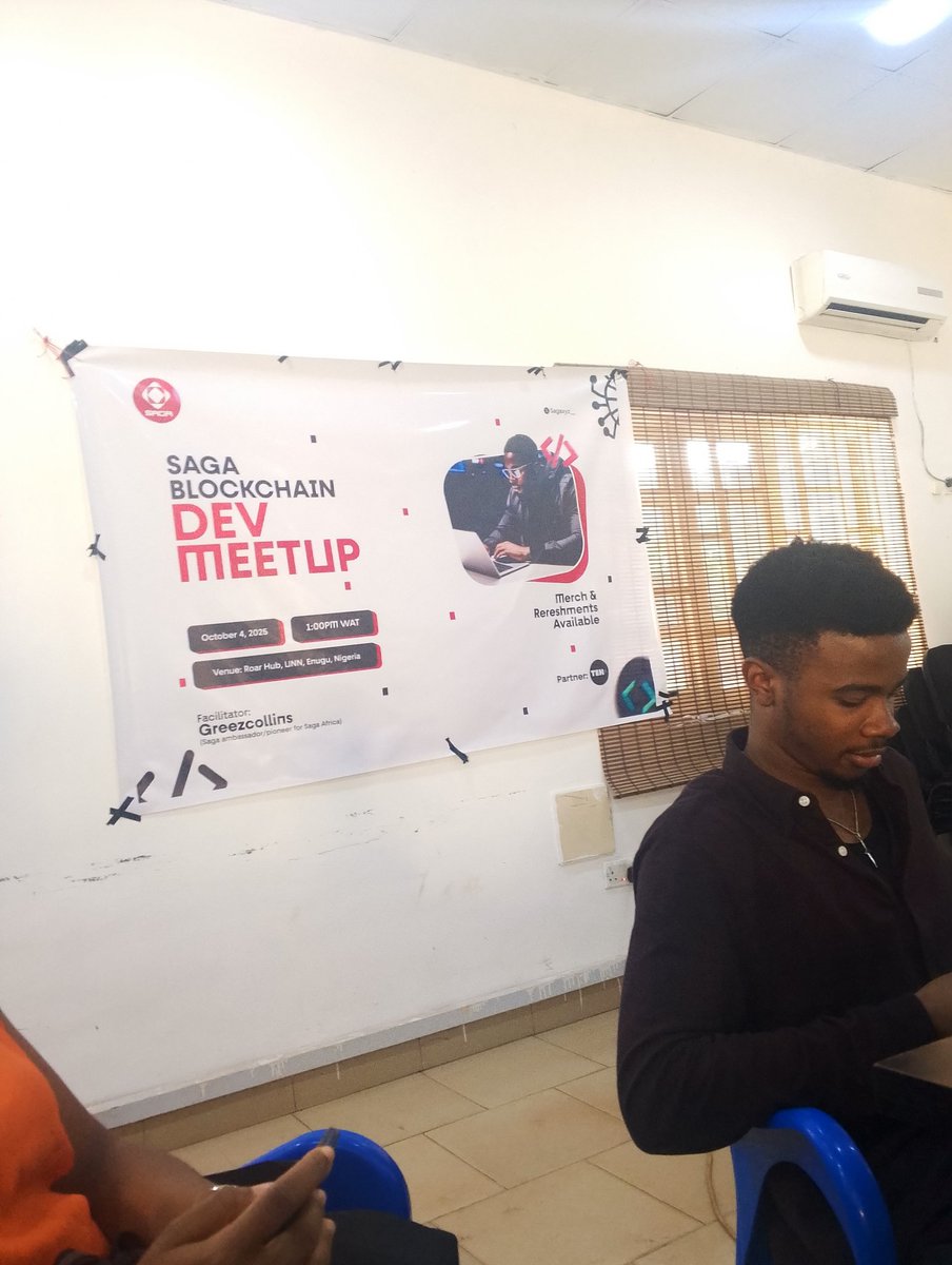 gohzyallwell's tweet image. Was live at the Saga Blockchain Dev meetup today.

#Saga #SagaAfrica #DevMeetup.

@sagaxyz__
@sagaafrica_
@greezcollins_
@Kamtochukwu0