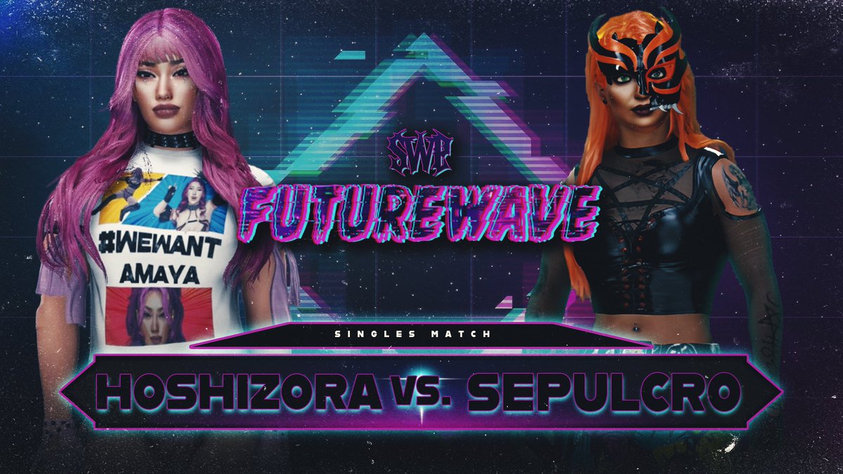 Syanide Wrestling Productions (@syanidewrestle) on Twitter photo Here is the matches for the first episode of FutureWave and lets see what these competitors can do.
<a href="/SelfMadeHatred/">Hunter AndrewZ, ๐พ๐๐๐๐ธ๐๐๐๐ณ๐๐๐๐๐</a> Vs. <a href="/Chrissznn_/">แดสสษช๊ฑ โฎโห</a>
<a href="/JD32SGBA/">Jason Prince</a> vs <a href="/IIIXXVMMIII/">๐๐๐ ๐๐๐๐๐๐๐๐ ๐๐๐๐๐</a>
<a href="/amayahoshizora/">ๅ็ชๅไธซๅ</a> vs <a href="/MaydayStylez2k/">๐ค๐ฏ๐พ๐
/๐ฝ๐พ๐ค</a> Here is the matches for the first episode of FutureWave and lets see what these competitors can do.
<a href="/SelfMadeHatred/">Hunter AndrewZ, ๐พ๐๐๐๐ธ๐๐๐๐ณ๐๐๐๐๐</a> Vs. <a href="/Chrissznn_/">แดสสษช๊ฑ โฎโห</a>
<a href="/JD32SGBA/">Jason Prince</a> vs <a href="/IIIXXVMMIII/">๐๐๐ ๐๐๐๐๐๐๐๐ ๐๐๐๐๐</a>
<a href="/amayahoshizora/">ๅ็ชๅไธซๅ</a> vs <a href="/MaydayStylez2k/">๐ค๐ฏ๐พ๐
/๐ฝ๐พ๐ค</a>