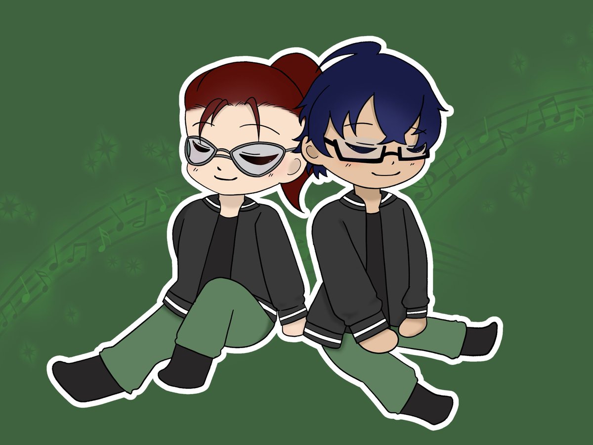 ハンタスマで歌うまの2人！
season2では一緒に歌ってるところも見たいな〜！
 #HTおえかき帳