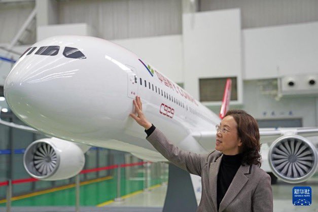 Midhuamsaud's tweet image. Meet Zhao Chunling, the world’s first woman to serve as chief designer of a major aircraft. 

China has placed its faith in her to lead the #C929 program, the nation’s wide-body jet set to challenge Boeing &amp;amp; Airbus on the global stage.

#COMAC