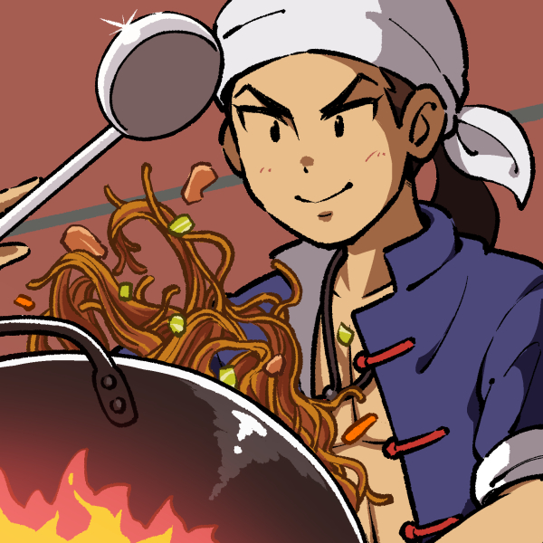 焼きそばの盛りにこだわりすぎて最早自分の手で作り出すレン #LetsGetShenmue4
