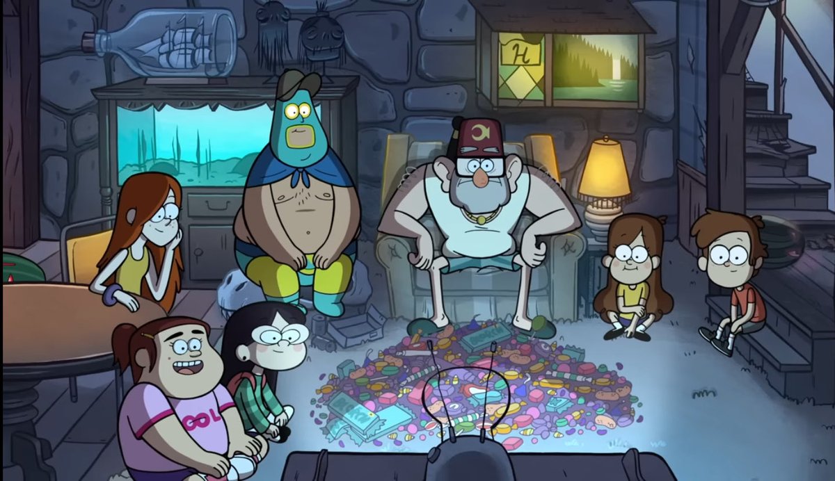 No government, just Halloween (or Summerween, in the episode’s case). 
#GravityFalls 
#Halloween