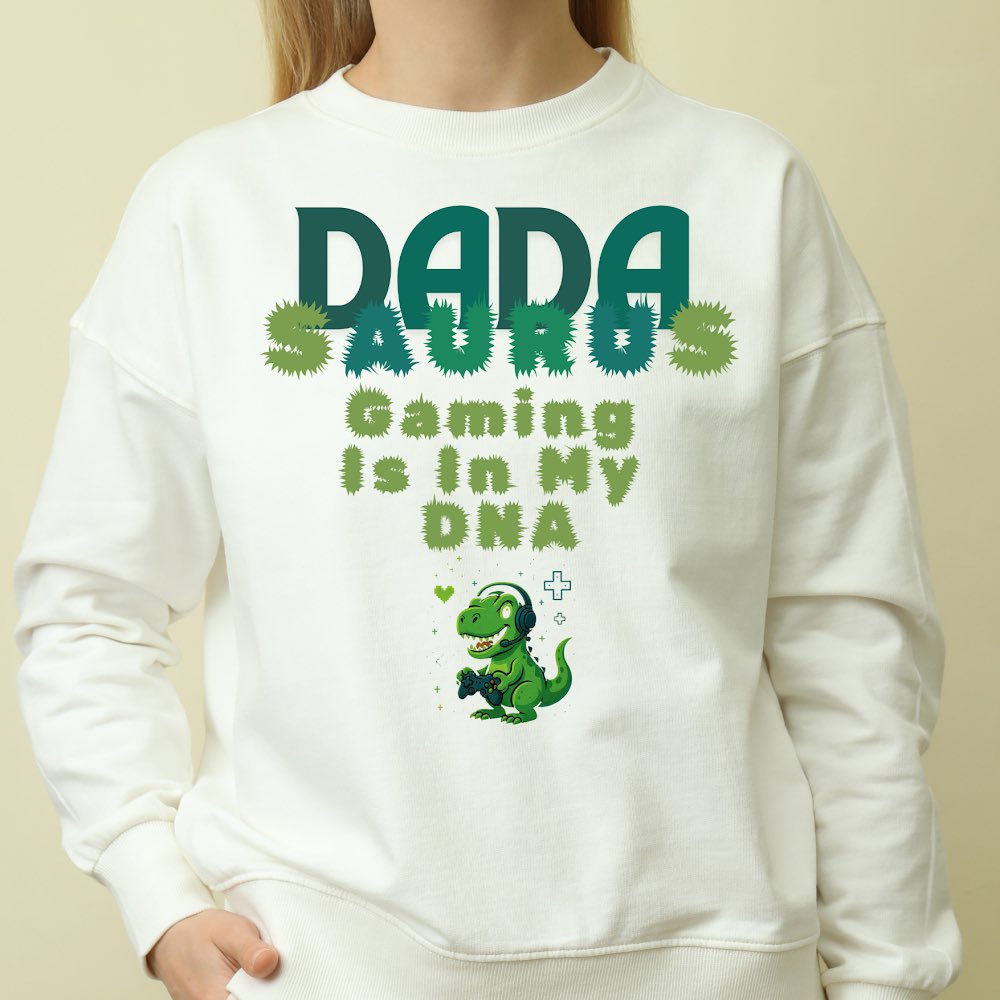 Dada Saurus Dinosaur Gaming
#Shirt #dinosaur 
amzn.to/4gRo0Bq