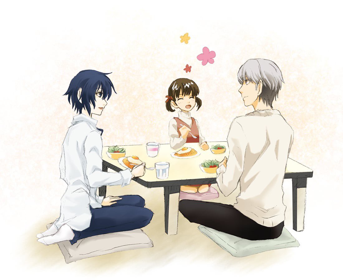Bday dinner with big bro and big sis! Happy Birthday Nanako!

(Art by 不可食用。on Pixiv)