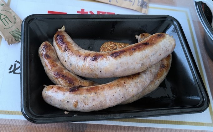 ガルパンおじさん5人が集ったので集団の力で美味しいモノ色々食べ周ってました、どれも超美味しかったです!!絆は力さー #茨城をたべよう収穫祭 