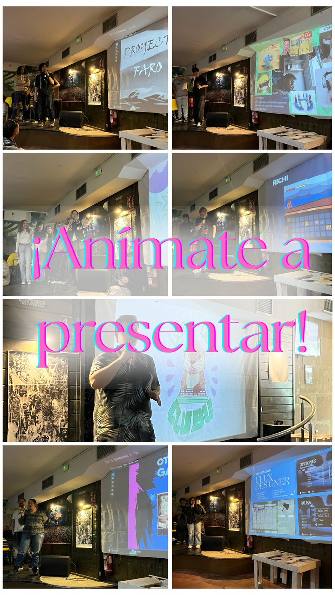 gamedevCLUBU's tweet image. ¿Quieres participar en nuestra ronda de presentaciones en el evento del Domingo?👇🏻👇🏻👇🏻👇🏻👇🏻👇🏻