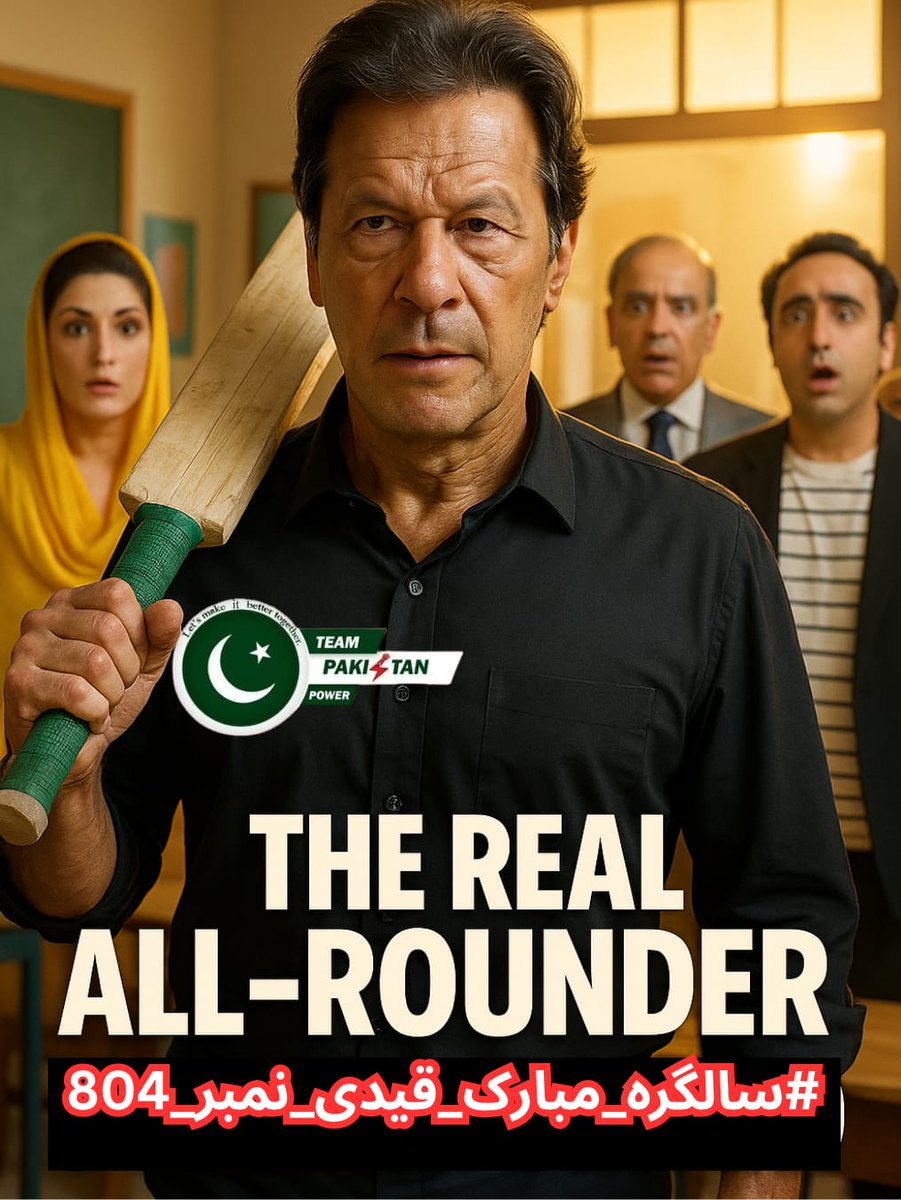 پیارے عمران خان، آج آپ کی  دوسری سالگرہ بے گناہ قید میں گزر رہی ہے۔
میں _فاطمہ_ اور قوم آپ کے کی رہائی کی دعا کر رہی ہے یہ دن ہمیں یاد دلاتا ہے کہ حق دبایا نہیں جا سکتا ہم انصاف کے لیے کھڑے ہیں

#سالگرہ_مبارک_قیدی_نمبر_804 
<a href="/TeamPakPower/">Team Pakistan Power</a>