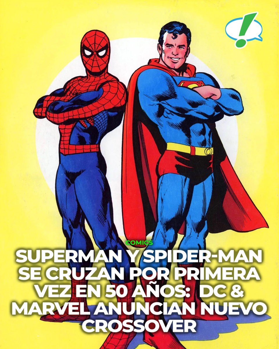 CuevaDelNerd's tweet photo. #CrossoverAlert: Superman y Spider-Man se reunirán en 2026 por primera vez en 50 años. DC publicará Superman/Spider-Man #1 en marzo y Marvel hará Spider-Man/Superman #1 en abril. Reediciones del clásico en enero. 🦸🕷️ #Superman #SpiderMan #DCMarvel https://t.co/U4bVF4wPNc https://t.co/bP9NFFFQDx