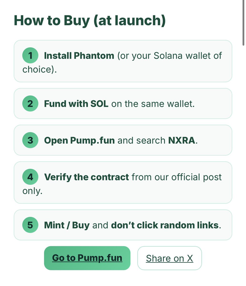 t1cktrader's tweet photo. $NXRA is coming…
The mother of all AI agents is about to make its mark. No presale. No promises. Just pure meme energy ⚡
Are you ready for launch? 👀
#NXRA #Crypto #PumpFun #MemeCoin #OnLaunch #CryptoCommunity #Solana #Degens #PumpIt #CryptoLaunch #Web3 #OnTheChain #PumpFunLaunch #NewCoin #CryptoAlpha #DeFi
