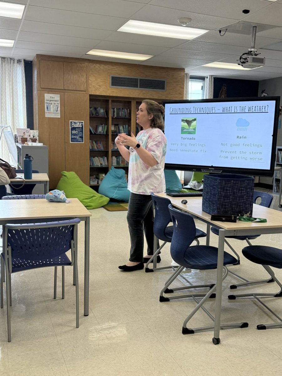 Thankful for our community partners and supporting our staff. Session for staff on burnout, self care, and grounding techniques-