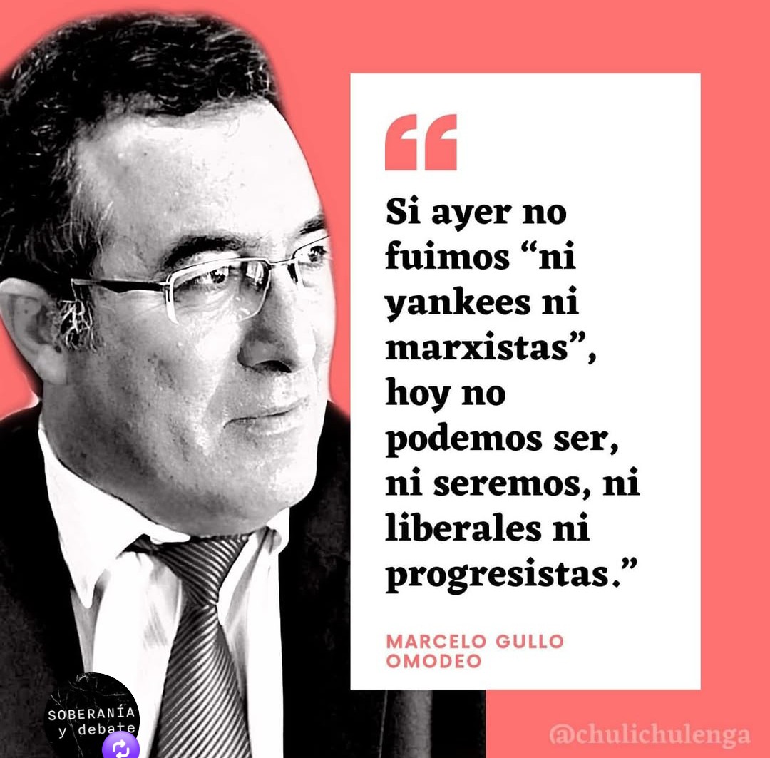 NI PROGRESISTAS, NI LIBERALES

Estas es la consigna de este siglo la cuale tiene su paralelismo con el siglo pasado, surgen como un rechazo a los dos polos hegemónicos y busca encarnar un camino identitario alternativo, una Tercera Posición.

Ambas consignas "Ni Yankees ni