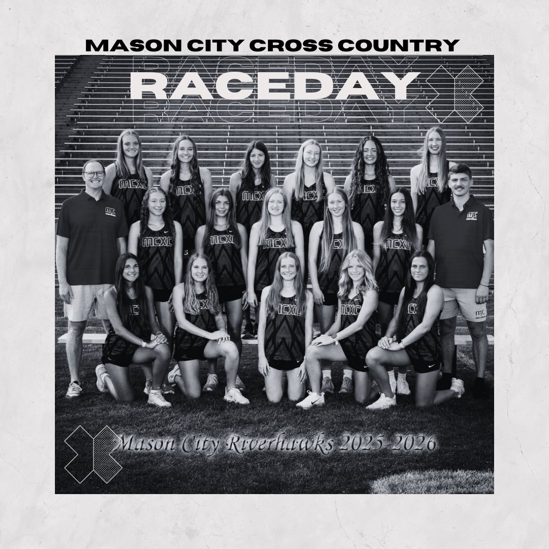 RiverhawkXC's tweet photo. It’s RACEDAY!! MCXC travels to Waverly today for the Wartburg Invitational.🏃🏽🏃🏽‍♀️💨

Race Schedule:
11:20 - Varsity Girls
12:00 - Varsity Boys 
12:35 - JV Boys
12:38 - JV Girls 

Go Riverhawks!!❤️🖤 https://t.co/p5kZyfaw7B
