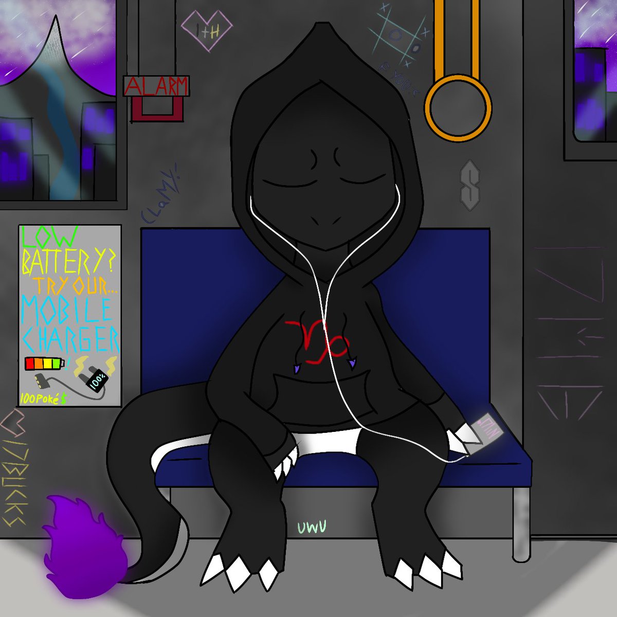 Favorite FNF mod got canceled so I drew this as a RIP. We hate doxxers. 

I think Iris might be the face of 17MB honestly.

#Pokemonoc #art #FNF