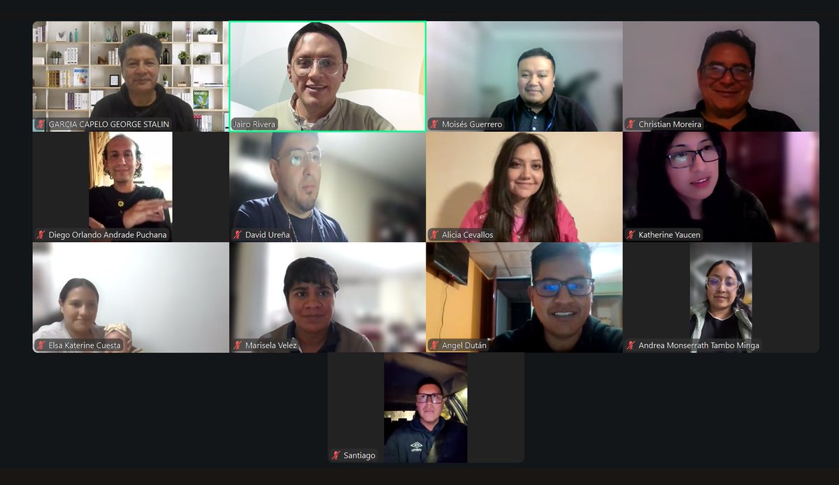 Jairo_Rivera_V's tweet photo. Gran grupo del Doctorado en Educación, donde impartimos la clase de Introducción a la escritura académica. 
@uasbecuador https://t.co/LgOQmH5DW7