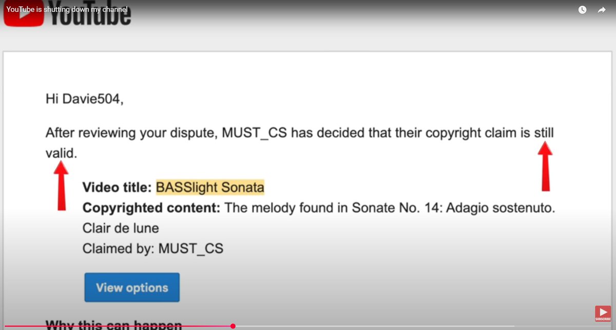 Hey <a href="/YouTube/">YouTube</a> ! What the ever-loving heck is wrong with you that you've given <a href="/Davie504bass/">Davie504</a> a copyright strike over someone claiming copyright on a melody that has been in the public domain for over 200 years??? Are you nuts???