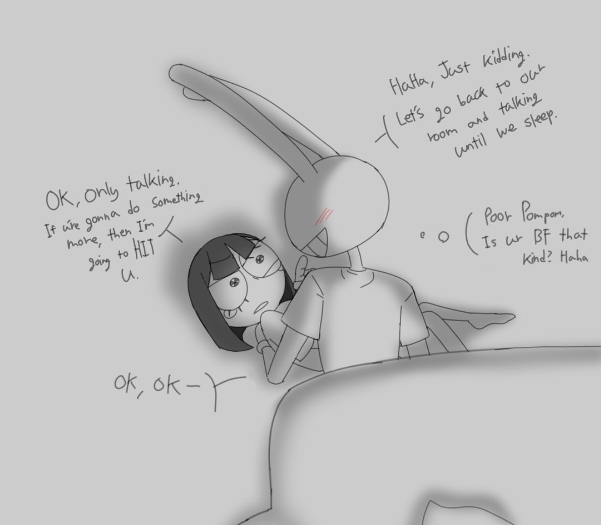 HyunCho359512's tweet image. Final one
#tadcfanart #TADC #funbun #funnybunny #jaxxpomni