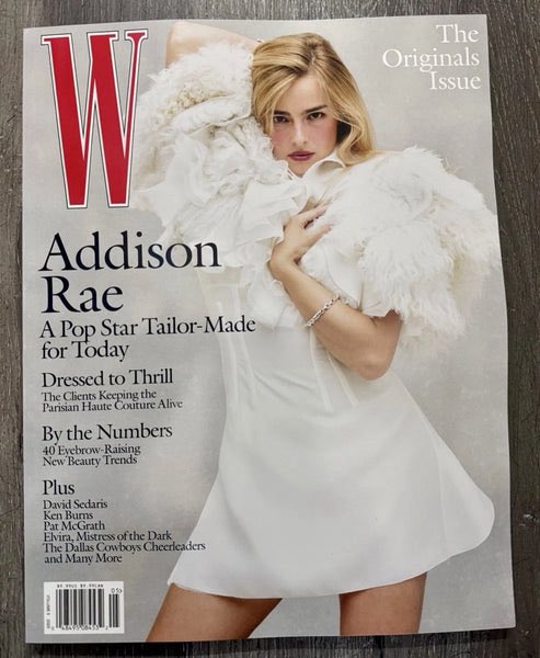 📸I Addison Rae graces the cover of W Magazine

“A POP STAR TAILOR-MADE FOR TODAY”