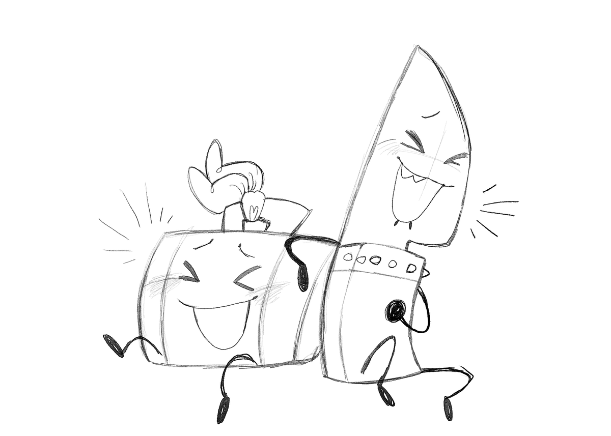 lots of doodles