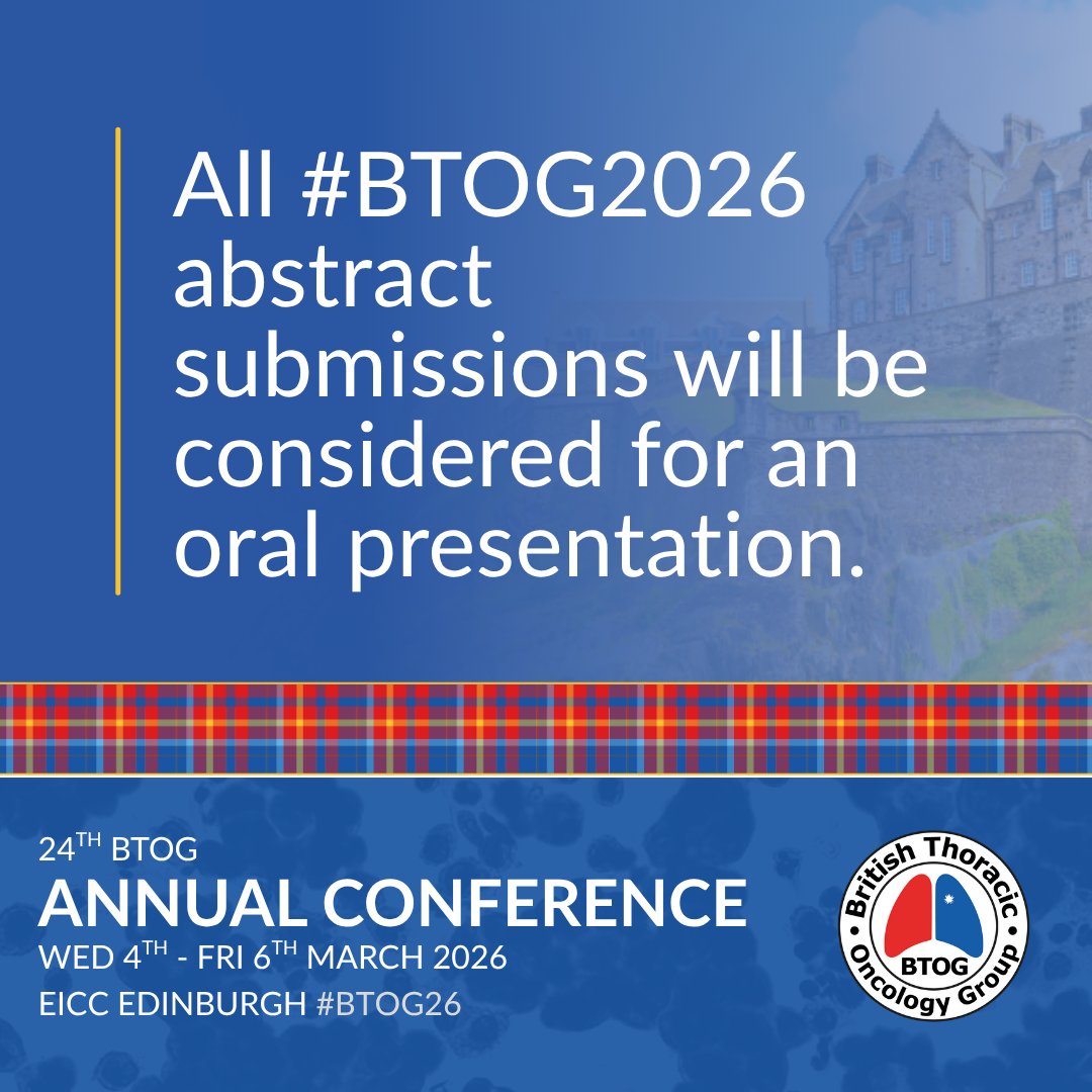 💡 Did you know?
All #BTOG2026 abstract submissions will be considered for an oral presentation.
Deadline: 8 Dec 2025, 23:59 GMT. Don’t miss your chance!
🔗 btog.org/24th-btog-annu…
#LCSM