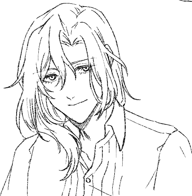 ホチ家でまほステ見ながら落書き。エイトリくんもまほやくくんも作画コスト高過ぎて泣いちゃった。同人してる方々すげぇですよ。
都築さんは今まででいちばん都築さんぽく描けた気がする👍 
