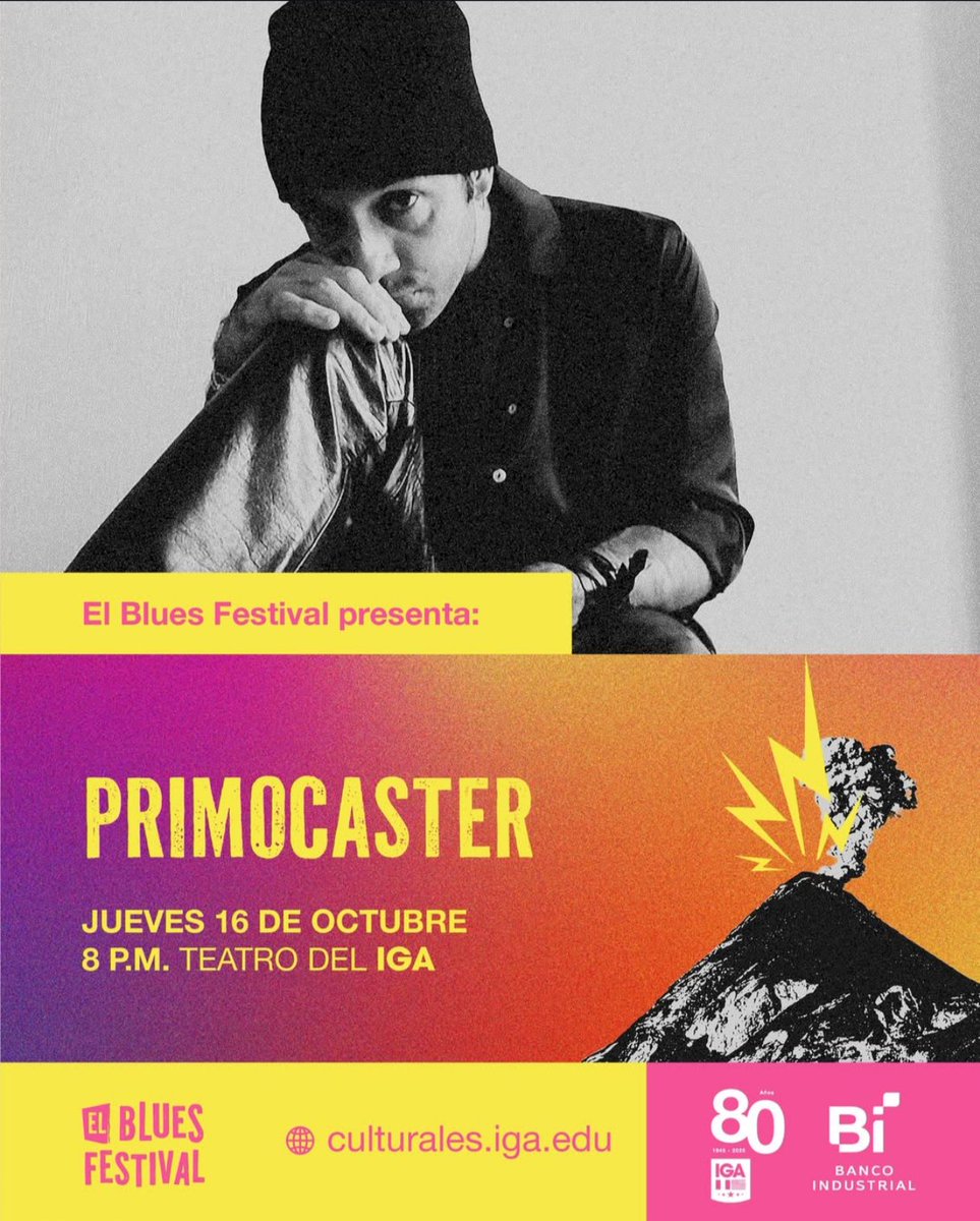 JUEVES 16 DE OCTUBRE
8PM
TEATRO IGA 
primocaster, eléctrico, en vivo

TODES INVITADES!!!