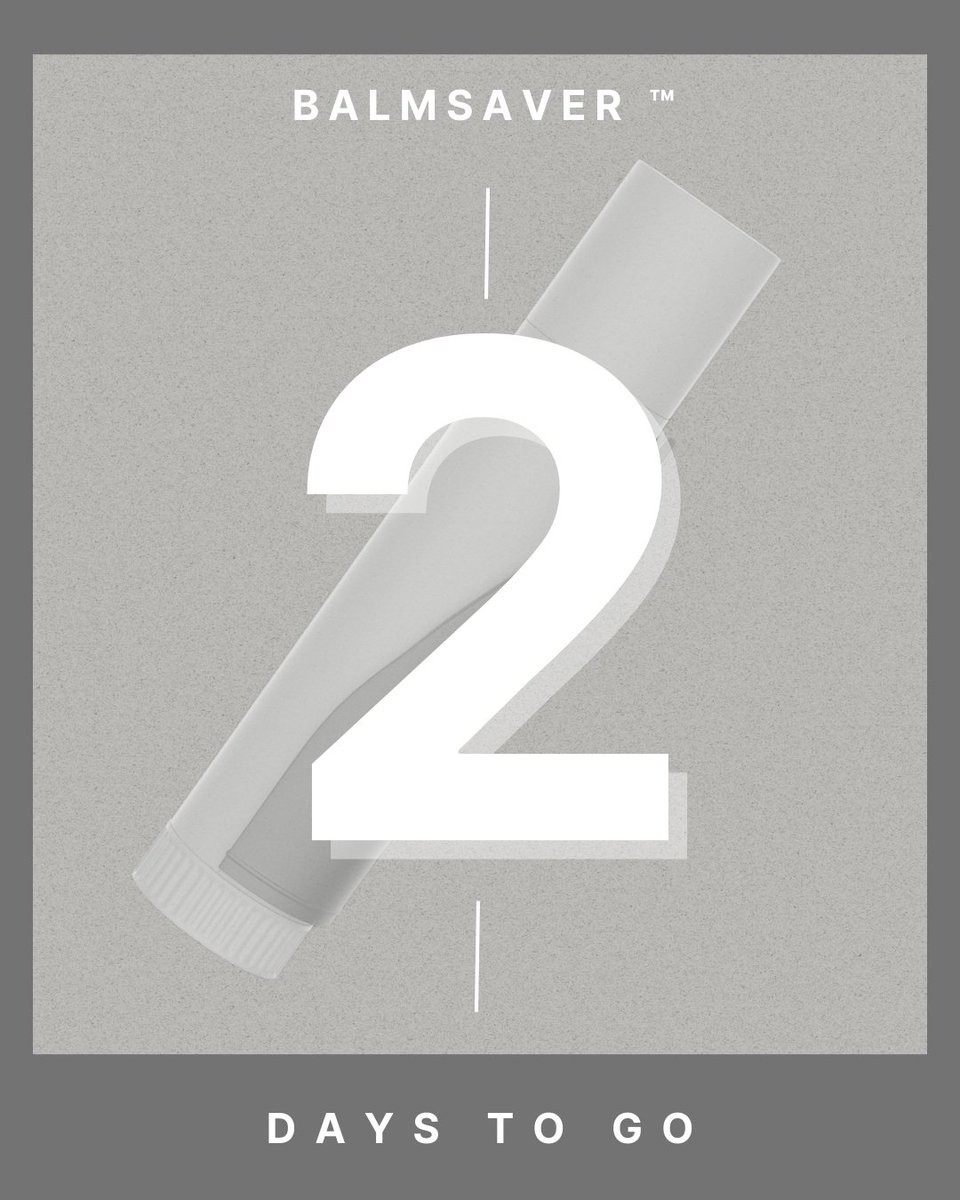 BalmSaver_'s tweet photo. Only 2 days left! BalmSaver™ launches on Kickstarter this Monday. We’re so grateful for your support and excitement—it means everything. 💛 The wait is almost over! 👉 Follow our page and click the link so you’re ready on launch day.

https://t.co/hDLm8d5beK

#BalmSaver #LipBalm https://t.co/Q6MnHTqJIf