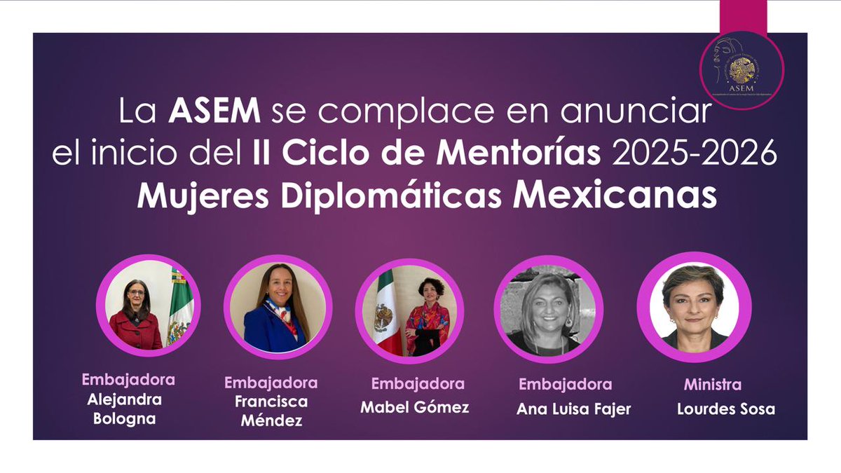 La ASEM continúa con la formación de futuras diplomáticas mexicanas #orgullosem #mujeresdiplomaticas
