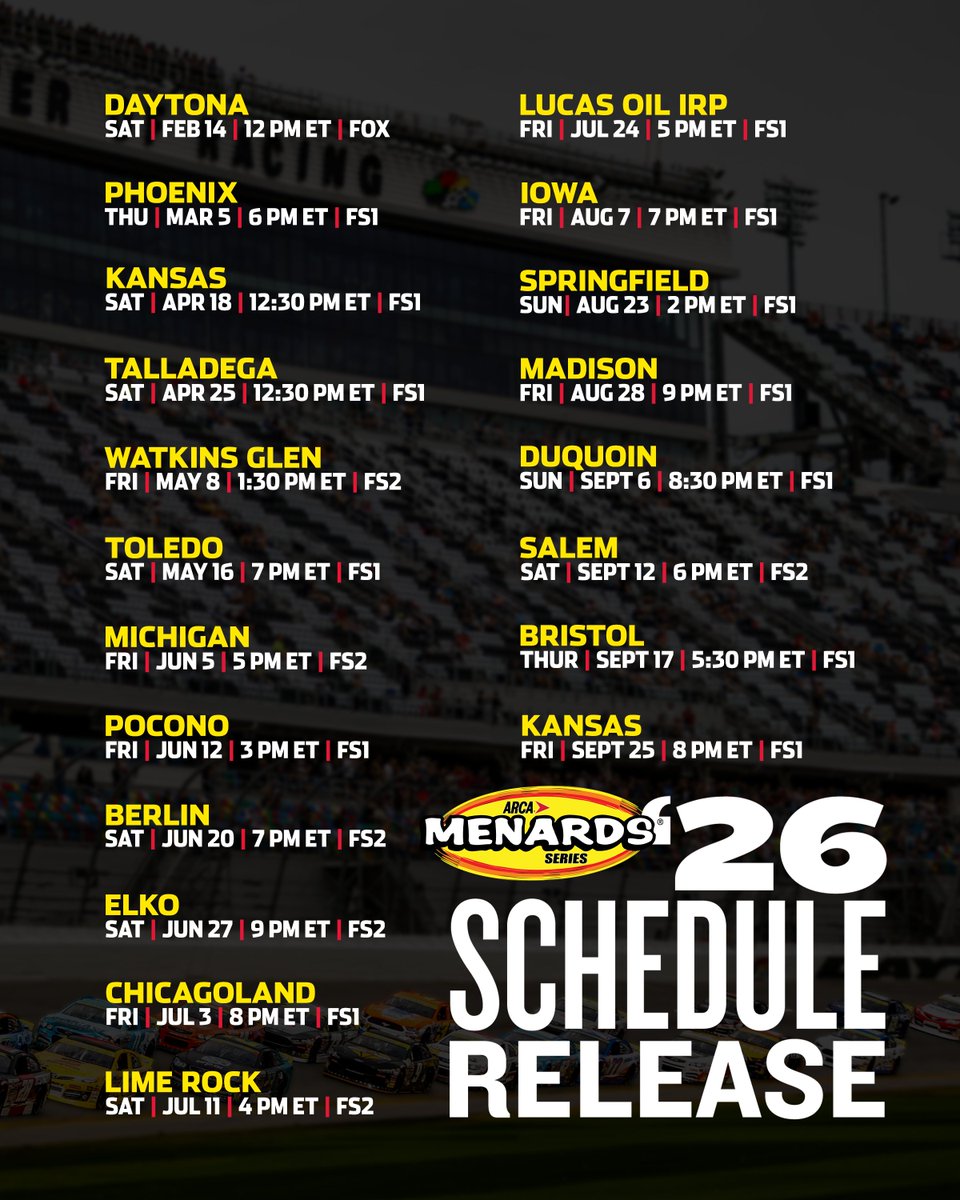 Madison Int'l Spdwy tweet media