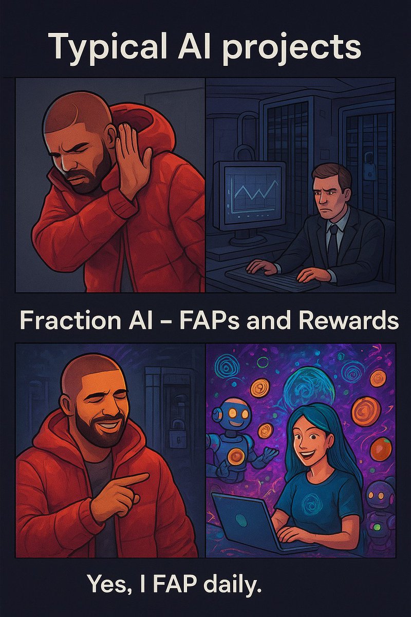 Aarshynov (@aarshynov) on Twitter photo Keep earn FAPs every day with <a href="/FractionAI_xyz/">Fraction AI</a>
for more earnings need :
▪️ create posts
▪️ interact with Fraction posts
▪️ interact with anyone who writes about Fraction
Perform a 14-day streak and 50 original tweets to receive +150 FAPs
gFrac Keep earn FAPs every day with <a href="/FractionAI_xyz/">Fraction AI</a>
for more earnings need :
▪️ create posts
▪️ interact with Fraction posts
▪️ interact with anyone who writes about Fraction
Perform a 14-day streak and 50 original tweets to receive +150 FAPs
gFrac