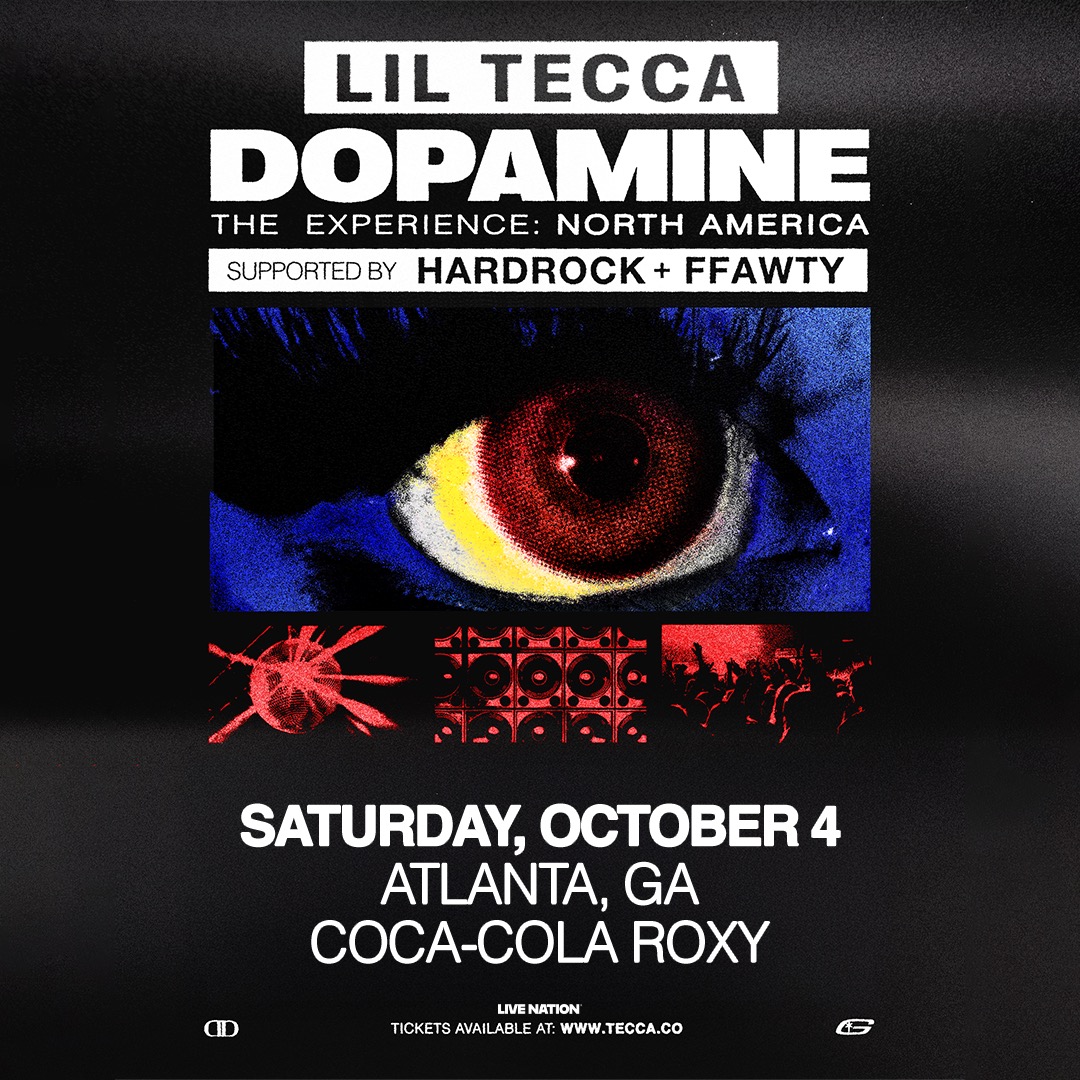 CocaColaRoxy's tweet image. 👁️ TONIGHT! 👁️ Lil Tecca - The Dopamine Tour with special guests Hardrock and ffawty! 🔥

⏰ Doors at 7:00PM, show at 8:00PM.

➡️ Tix + FAQs: livemu.sc/4cv9gp3