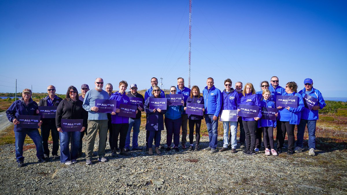 TonyWakehamNL's tweet photo. Too many families in rural Newfoundland and Labrador are living in cell coverage deserts. During the Kingston Fire and other wildfires this summer, people were left unable to reach loved ones, emergency services, or vital healthcare.

A PC Government will invest an additional $3 million every year to expand cellular coverage — prioritizing the communities that need it most, like Carbonear–Trinity–Bay de Verde.

Because your safety, connection, and access to services shouldn’t depend on where you live.

On October 14, vote PC and let’s build a safer, stronger, more connected Newfoundland and Labrador for ALL of us.