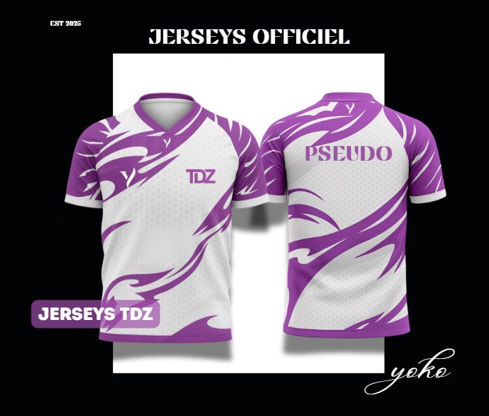 💜 OFFICIEL 💜

Voici le maillot officiel TDZ Esport ! 🔥
Représente nos couleurs avec style, sur scène comme en game.

🔗 Disponible dès maintenant : chezyokoesport.fr/tdz-esport

#TDZ #TeamTDZ #Esport #Fortnite