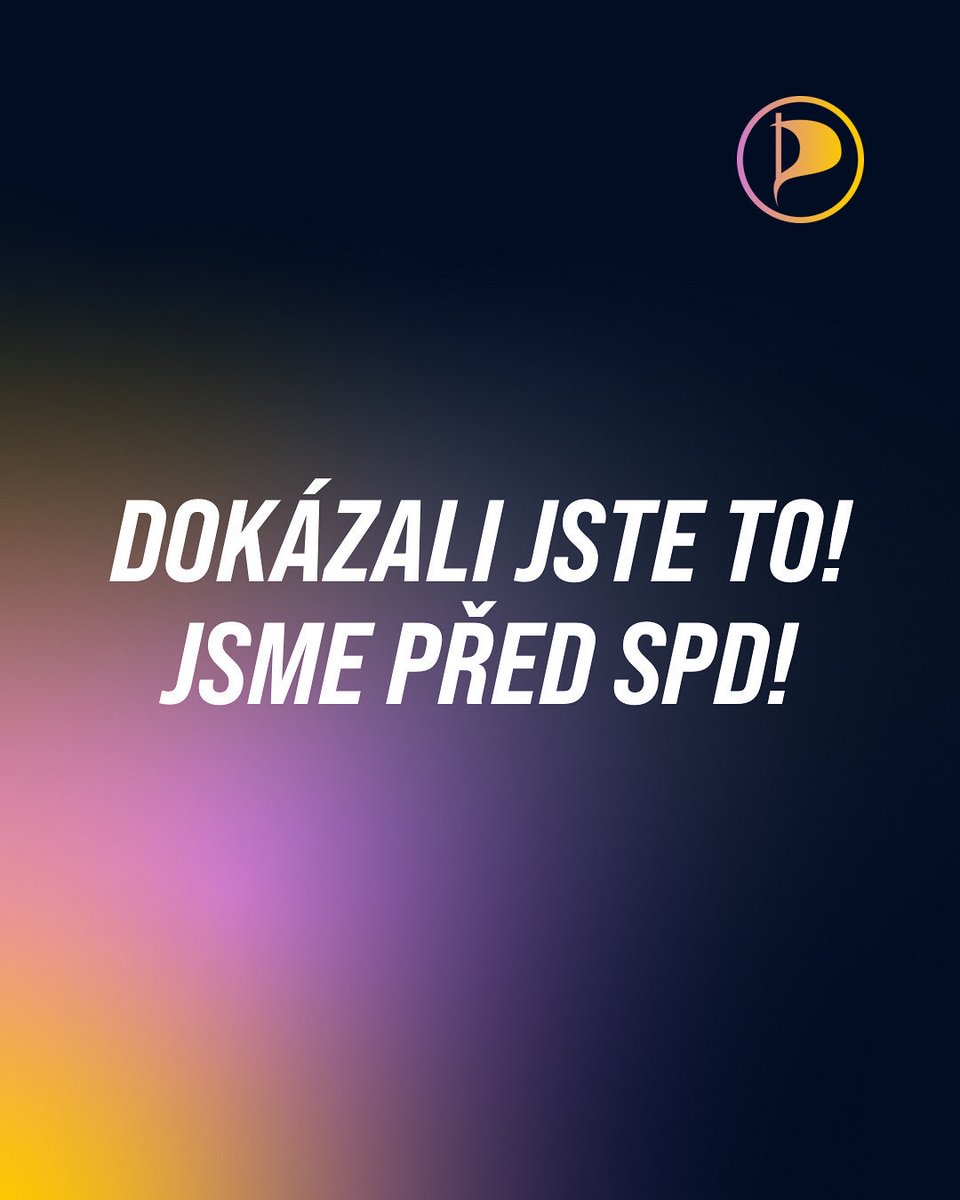 Jsme před SPD!  Děkujeme 🖤