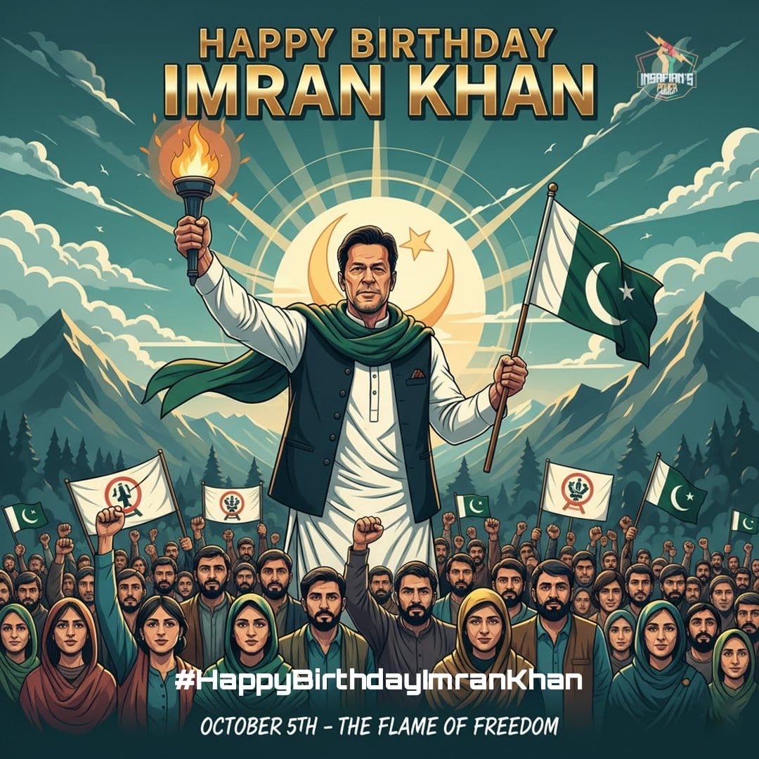 mofarooka's tweet photo. Your journey isn’t paused
it’s preparing the world for your return. We celebrate your life as a promise of tomorrow. #HappyBirthdayImranKhan https://t.co/gCpps4A6k8