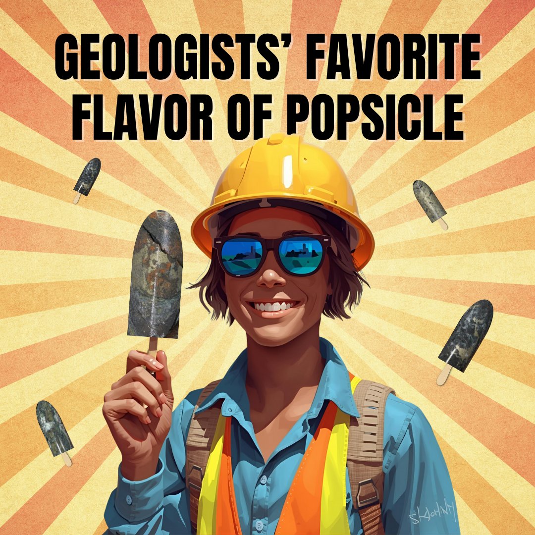 casaminerals's tweet image. Core samples: the only popsicle that gets geologists this excited. 🍦🪨
Follow Casa Minerals Inc. for more tasty discoveries beneath the surface!

#CasaMinerals #CoreSample #Discovery #Exploration #fypシ  #SmartExploration #Meme #SustainableMining #GeologyHumor
