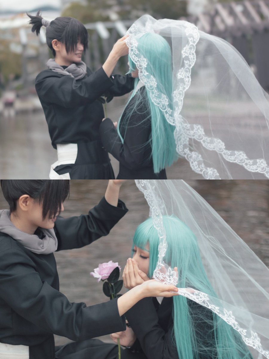 与くん、誕生日おめでとう。
当日にお祝いしてきました💐

与幸吉：シロ
三輪霞：クロ（ <a href="/k_kuro66/">クロ</a> ）
#与幸吉生誕祭2025
#与幸吉誕生祭2025
