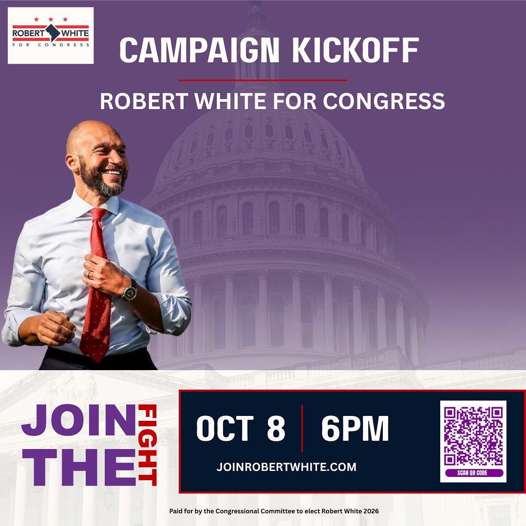 My official virtual campaign kick-off is this Wednesday at 6pm. I am tired of our city being used as a political pawn and as your Congressmember I am going to fight to make sure DC is protected. Watch the livestream on IG &amp; head to our website to donate and fuel this fight.