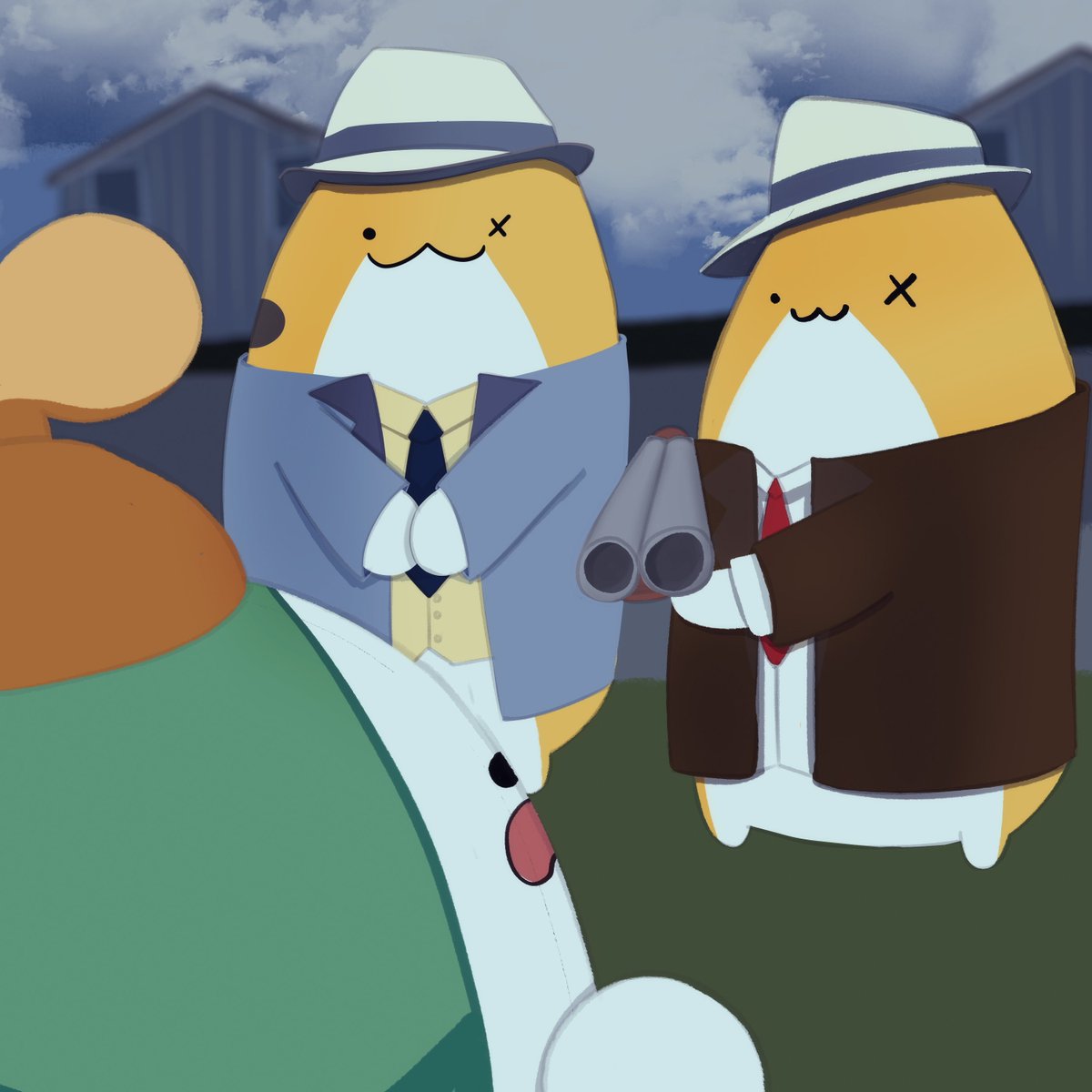 DailyGremPyro's tweet image. Day 4 - Gangster 

Don Murin sends her regards.

#holoctober #gigiez